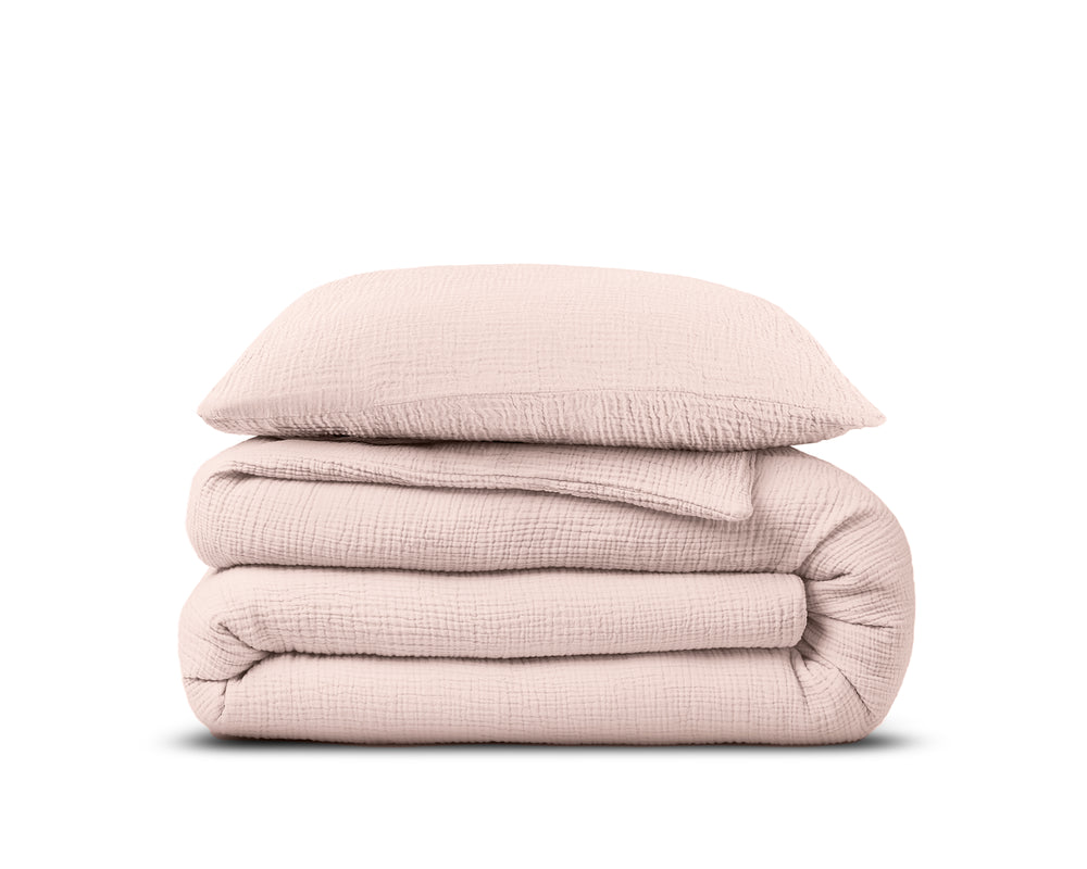 Mousseline Perkal Roze
