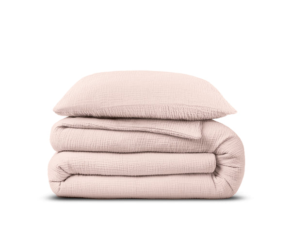 Mousseline Perkal Roze