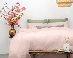 Mousseline Perkal Roze