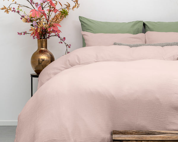Mousseline Perkal Roze