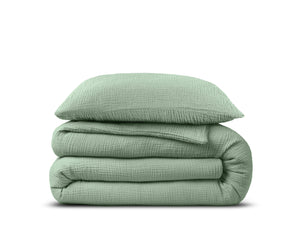 Mousseline Perkal Groen