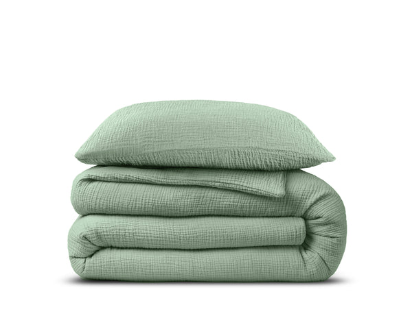 Mousseline Perkal Groen