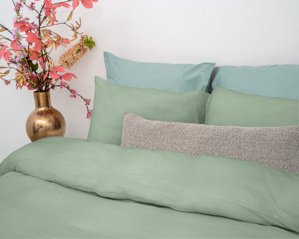 Mousseline Perkal Groen