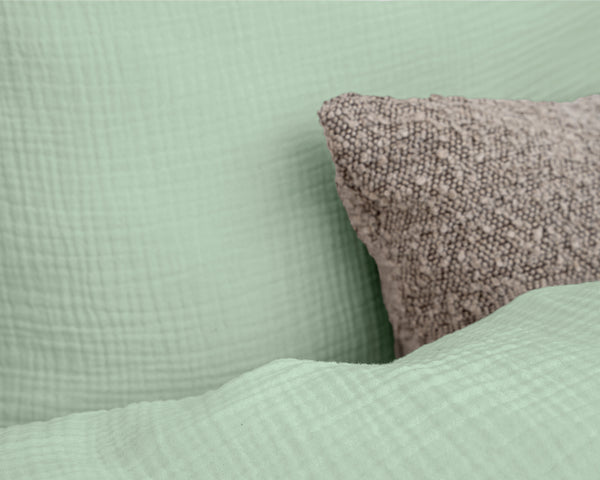 Mousseline Perkal Groen