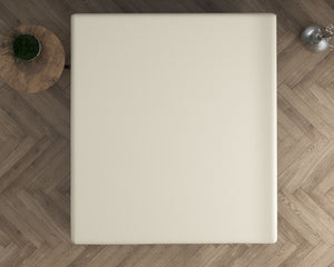 Double Jersey 220 gr. Topper Fitted Sheet Cream