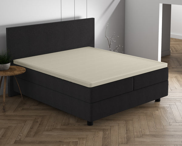 Double Jersey 220 gr. Topper Fitted Sheet Cream