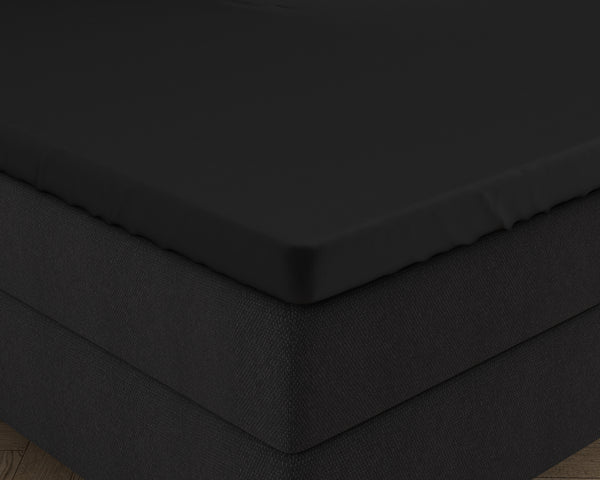Dubbel Jersey 220 gr. Topper Hoeslaken Zwart