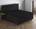 Doppel-Jersey 220 gr. Topper Spannbettlaken Schwarz