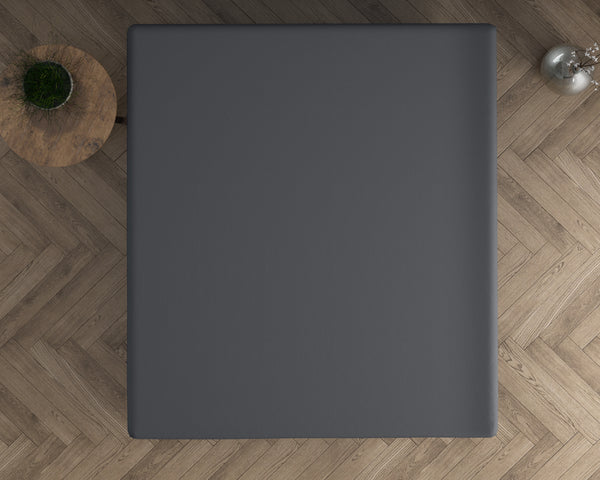 Double Jersey 220 gr. Topper Fitted Sheet Anthracite