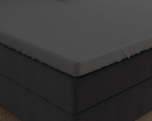 Double Jersey 220 gr. Topper Fitted Sheet Anthracite