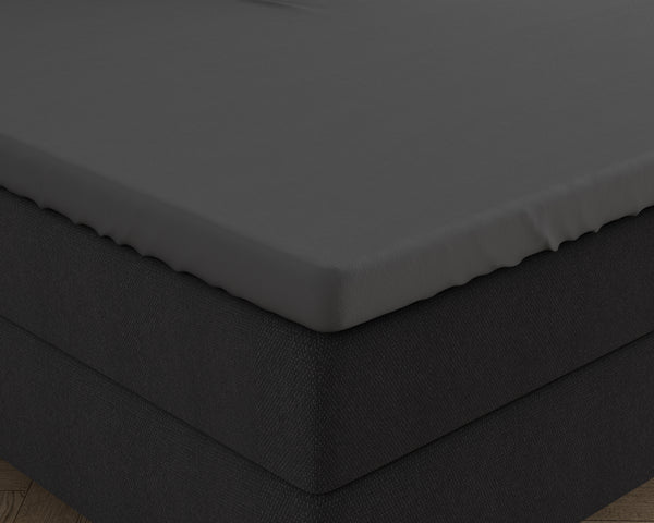 Double Jersey 220 gr. Topper Fitted Sheet Anthracite