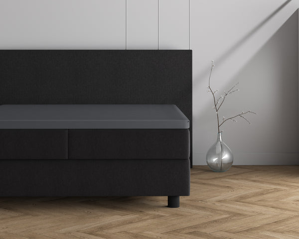 Double Jersey 220 gr. Topper Fitted Sheet Anthracite