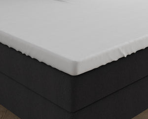 Dubbel Jersey 220 gr. Splittopper Hoeslaken Wit