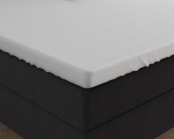 Dubbel Jersey 220 gr. Splittopper Hoeslaken Wit