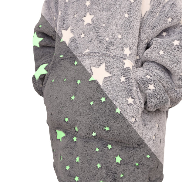 Stars hoodie Gray