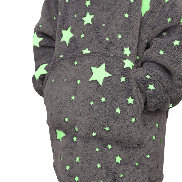 Stars hoodie Gray