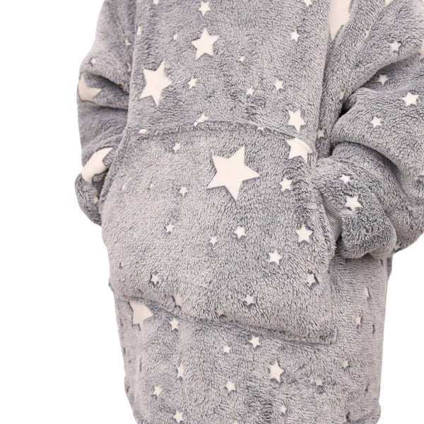 Stars hoodie Gray