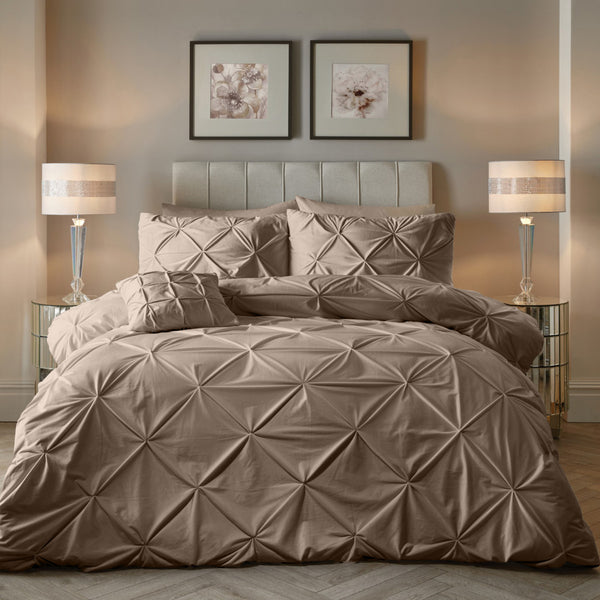 Velvet Pintuck Taupe