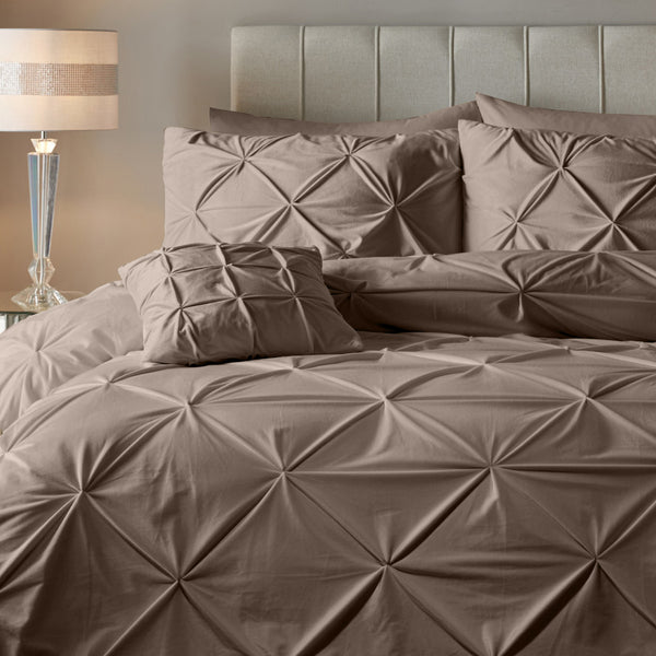 Velvet Pintuck Taupe