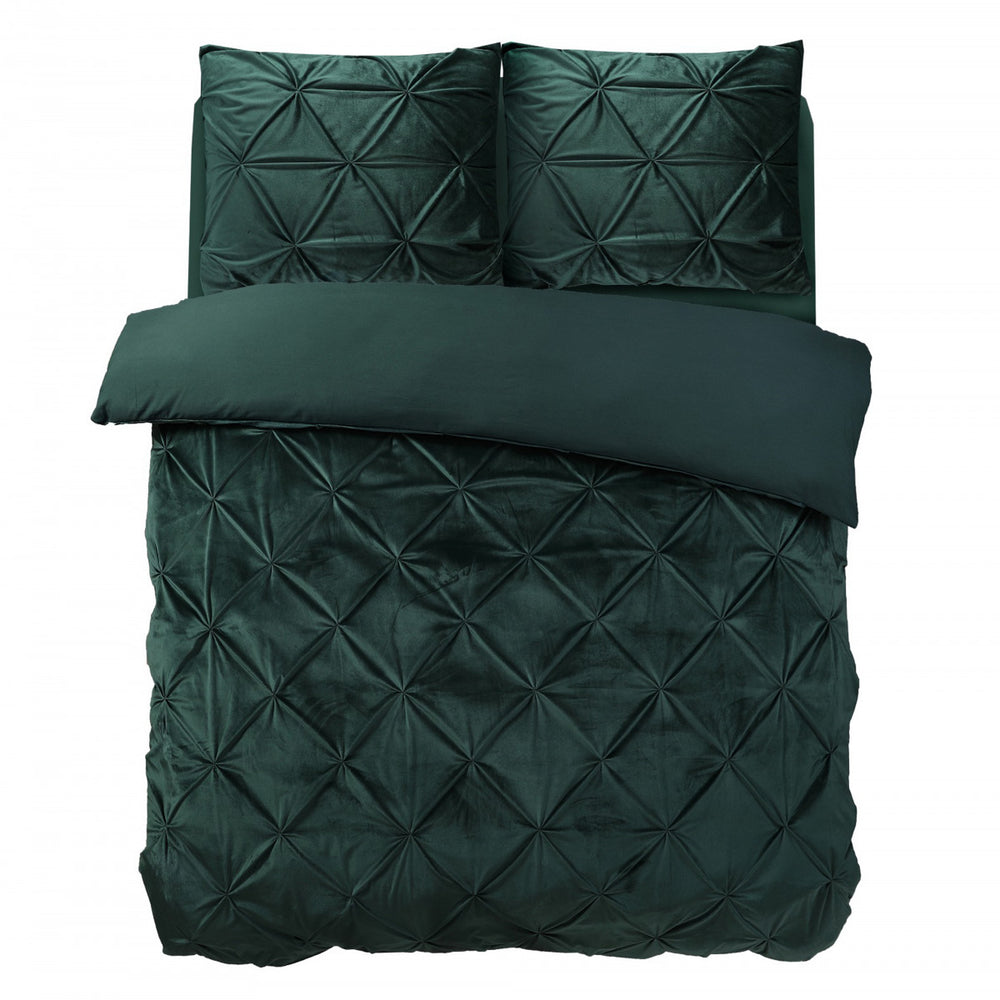 Velvet Pintuck Groen