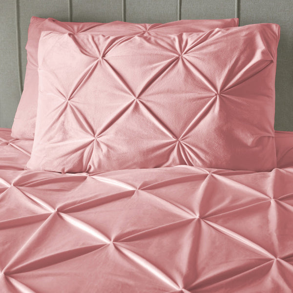 Velvet Pintuck Roze