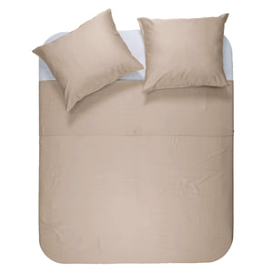Dekbedovertrek 100% bamboe taupe