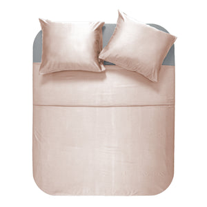 Dekbedovertrek 100% bamboe blush roze