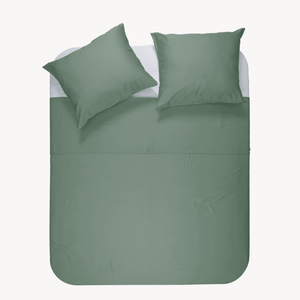 Dekbedovertrek 100% bamboe groen