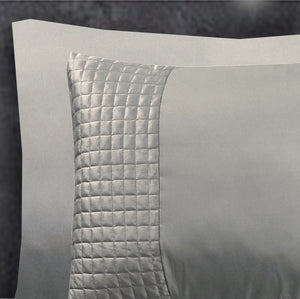 Velvet Band Sand/Grey 2-pack pillowcases Sand/Grey 60 x 70
