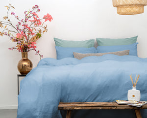 Muslin Percale Sky Blue