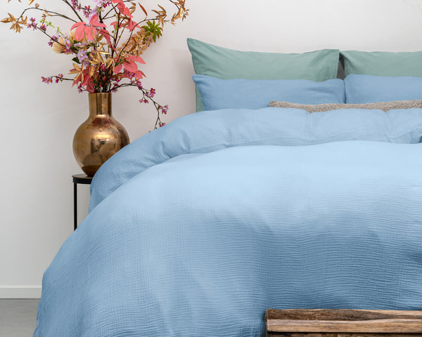 Muslin Percale Sky Blue