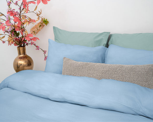 Muslin Percale Sky Blue