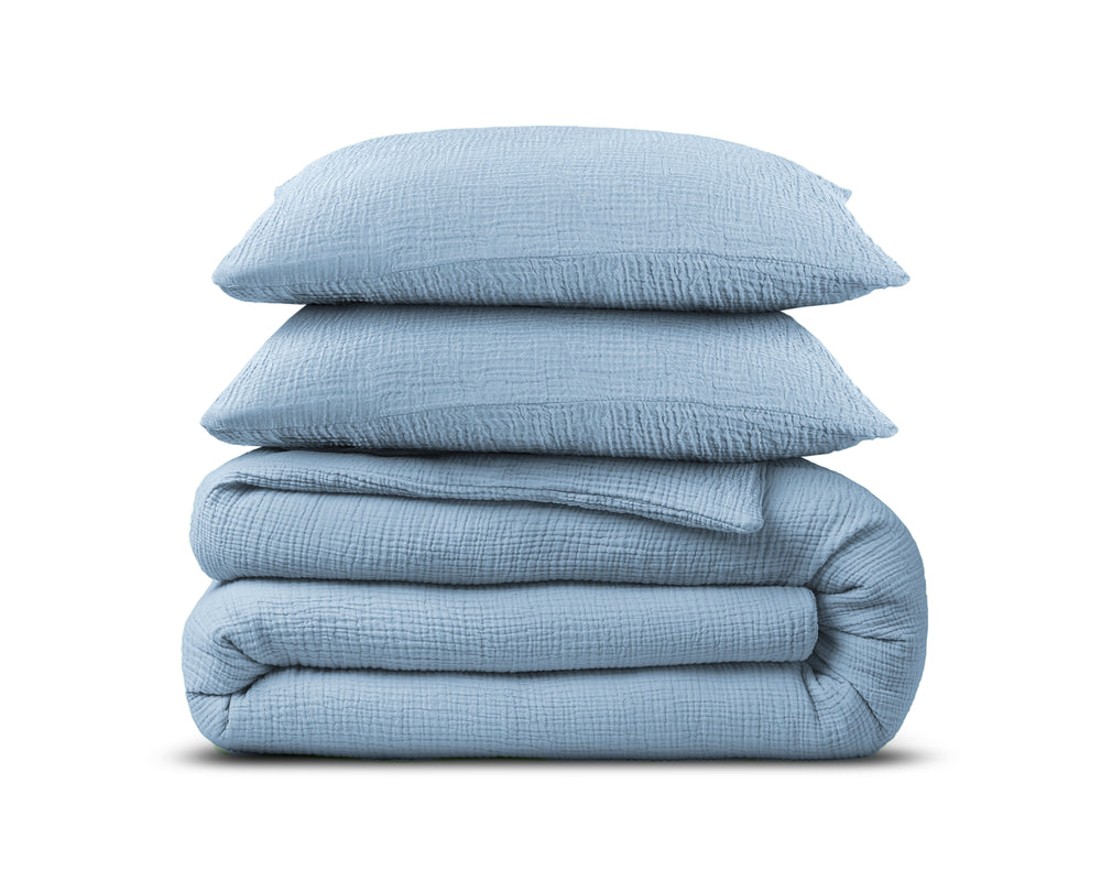 Muslin Percale Sky Blue