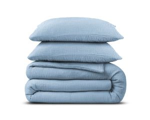 Muslin Percale Sky Blue