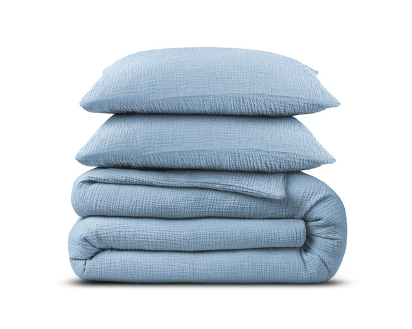 Muslin Percale Sky Blue