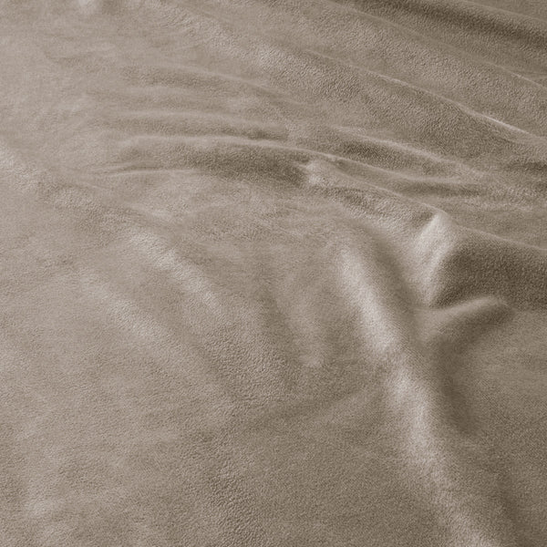 Velvet hoeslaken Taupe/Grijs