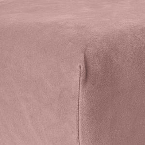 Velvet hoeslaken Oud Roze
