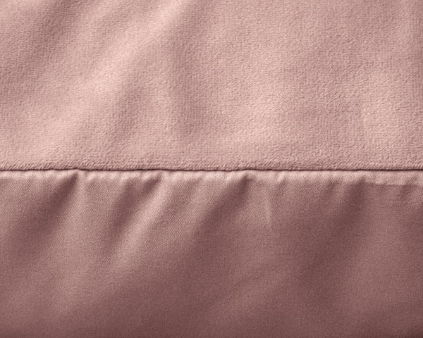 Velvet 2 in 1 kussenslopen Oud Roze 60 x 70