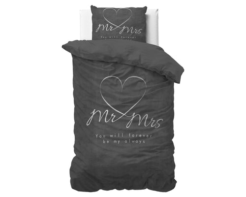 Mr And Mrs Heart Antraciet
