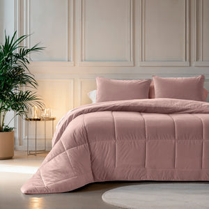 Lileo Lazy Velvet Dekbed Oud Roze