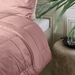 Lileo Lazy Velvet Dekbed Oud Roze