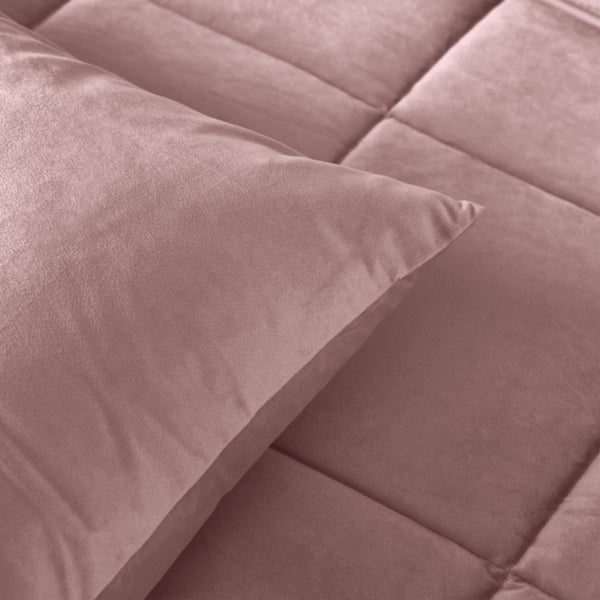 Lileo Lazy Velvet Dekbed Oud Roze