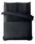 Bettbezug – Velvet Crossline Schwarz