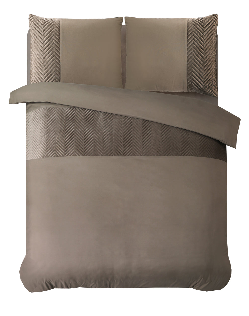 Velvet Crossline Taupe