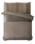 Bettbezug – Velvet Crossline Taupe
