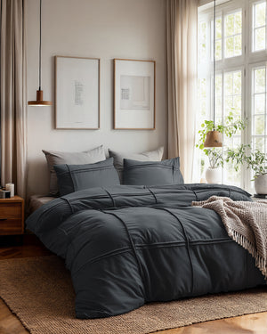 Washed Tufted Antraciet