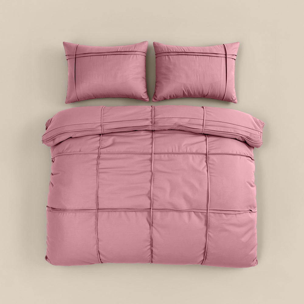 Washed Tufted Oud Roze