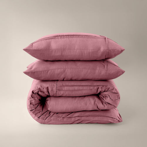 Washed Tufted Oud Roze