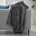 Teddydecke anthrazit 150 x 200