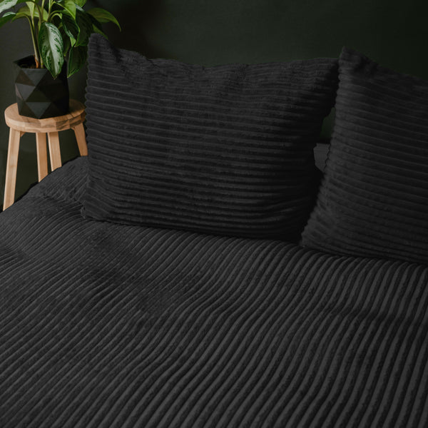 Rib Teddy Zwart
